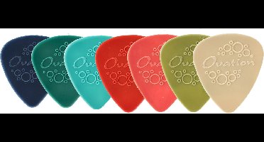 Ovation - Diamond Picks - Plectrum - Nylon Standard 351 - Mix Set - 7-pack