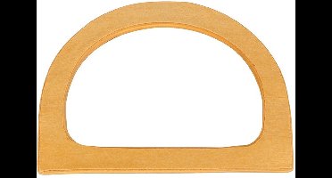 2 halfronde houten silhouetten 12x8.5 cm - Artemio