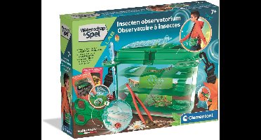 Clementoni Wetenschap & Spel - Insecten Observatorium - STEM spelgoed - Draagbaar insecten hotel - Speelgoed van het jaar 2025 - Voor kinderen vanaf 8 jaar
