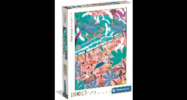 Clementoni - Puzzel - 1000 Stukjes - Zondag Aan Het Strand - Puzzel Voor Volwassenen - High Quality Collection