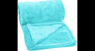 Clarysse Fleece Plaid 120x150cm Aqua