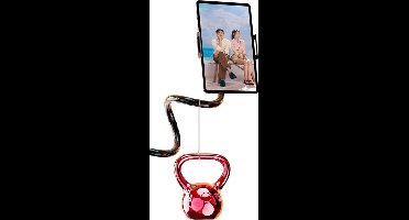 S&E Stijlvolle en Flexibele Spiraalvormige Telefoonhouder voor Bureaus en Nachtkastjes