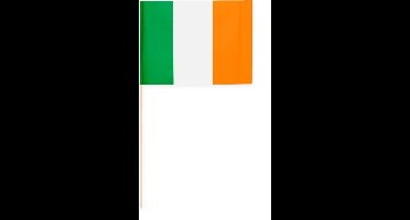 10 Papieren zwaai vlaggen 20 x 30 centimter Ierland