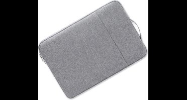 DrPhone S05 Laptoptas 14 inch – Sleeve met Handvat – Draagbare Laptop Hoes & Tablet Cover – Zilver