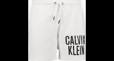 Calvin Klein Medium Drawstring Heren Zwembroek - Wit - Maat M