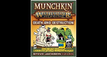 Munchkin Warhammer Age of Sigmar: Dead and Destruction - Uitbreiding - Engelstalig Kaartspel - Munchkin Meets Warhammer - Steve Jackson Games