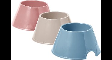 Kunststof Water of voerbak voor lang-orige honden