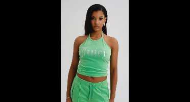 Juicy Couture Etta Halter Top Zalm XS