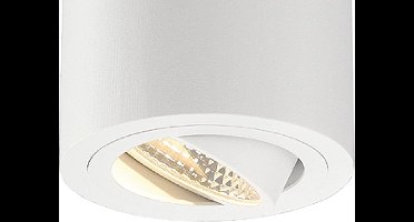 TRILEDO ROUND CL Surface Downlight, matt white, 6W, 38°, 3000K, incl. driver