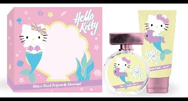 Hello Kitty - Giftset - Mermaid Pink - Showergel + Eau de Parfum - Cadeauset voor Kinderen - Geschenkset