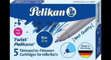 Pelikan rollerpatronen Eco - Koningsblauw - 2x5 stuks