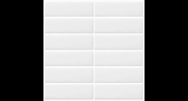 ApexArte® Plaktegels - Tegelsticker Keuken - Wandpanelen Zelfklevend - Wit