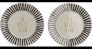 JENS Living La Dolce Vita Bordjes Zwart /2