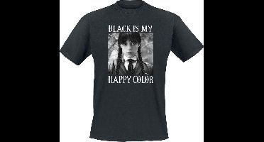 Wednesday Wednesday - Black Is My Happy Colour Unisex T-shirt - zwart - 5XL