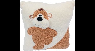 PIA Soft Toys - Pluche Aap kussen 18 cm