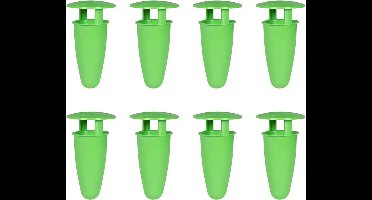 vidaXL - Slakkenvallen - 8 - st - groen