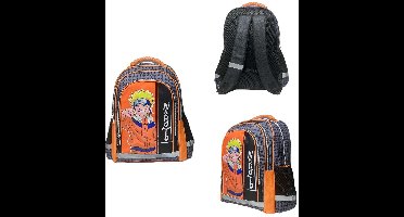 Naruto - Rugzak - schooltas - 42 cm hoogte - 3 vakken - A4 map formaat - Kwalitatief Hoogwaardig model