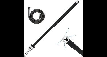 KG Siliconen klysma slang met ronde top - 100cm anaal -vaginaal - douche