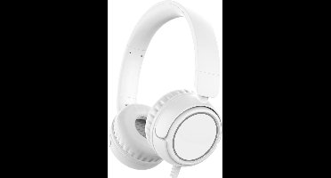 StayPowered Koptelefoon - Veilig & Comfortabel voor Kinderen - 85dB Geluidslimiet - Zacht Memory-Schuim - Ergonomisch Ontwerp - Opvouwbaar & Duurzaam - Verstrengelvrij Kabel - Universele Compatibiliteit - Wit - Levering Sneller dan Aangegeven!