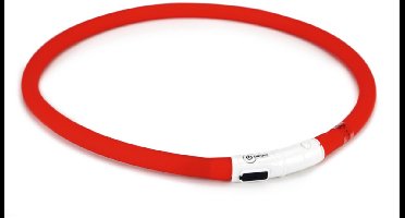 Beeztees Safety Gear Dogini - Halsband Hond - Rood - 70 cm