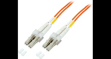 Glasvezel kabel 30 meter LC OM2 Oranje