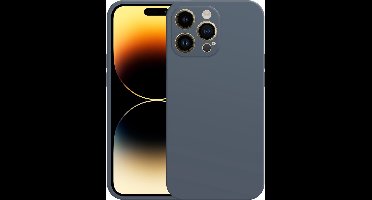 Just in Case hoesje geschikt voor iPhone 14 Pro Max Hoesje - Color Backcover - Blauw