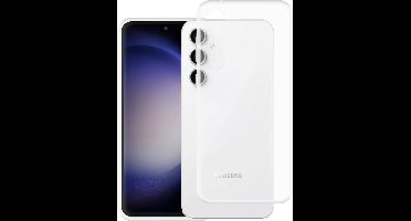 Just in Case hoesje geschikt voor Samsung Galaxy S23 FE Hoesje Siliconen - Flexibele Case - Transparant