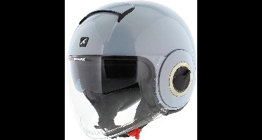 Shark Shark Nano Blank Pearl Blauw B07 Jethelm - Maat XS - Helm