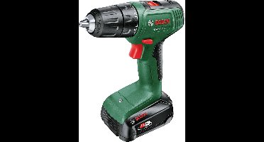 Bosch 06039D8007 Accu-schroefboormachine 18 V 1.5 Ah Li-ion Incl. 2 accus, Incl. lader, Incl. koffer, I