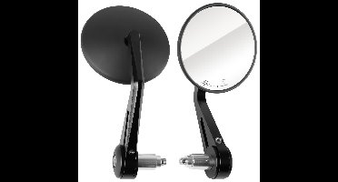 Universele CNC-spiegel voor motorfiets, motorfiets, achteruitkijkspiegel, E9-getest, 360° draaibare stuurspiegel, compatibel met quad scooter, ATV bromfiets