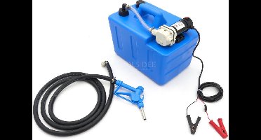 HBM Bärbar elektrisk Adblue pump med 50 liters tank - Bärbar Tank - Vätskedosering - Flöde: 17 L/min - Vikt: 12 kg - 12V / 10 A - 120 W - 57x38x45 cm