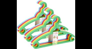 Storage Solutions kledinghangers kids - 24x - kunststof - multicolor