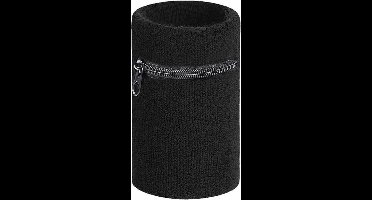 Arowell Premium Polszweetbandjes met Portemonnee en Rits – Zwart – 12 x 8 cm – 1 stuks