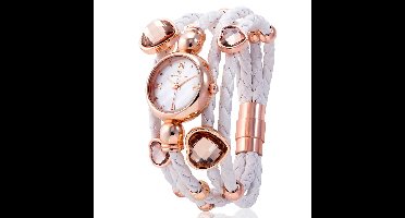 Temptation dames WIT horloge TEA-2015-03, kralen en hangers