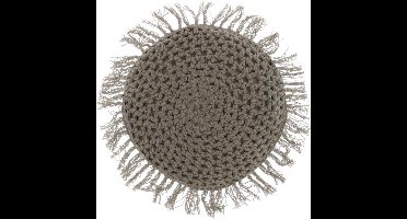 Unique Living - Kussen Tufo 45cm Ø Chateau Grey
