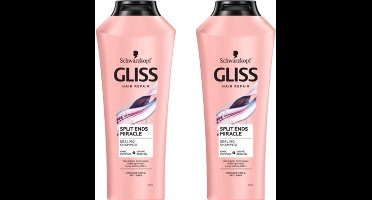 Gliss Kur - Shampoo - Split Hair Miracle - 370ml x 2