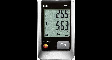 testo 176 H1 Multidatalogger Te meten grootheid: Temperatuur, Luchtvochtigheid -40 tot 70 °C 0 tot 100 % Hrel
