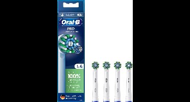 Oral-B PRO Cross Action – Opzetborstels – 4 Stuks – Geschikt voor Elektrische Tandenborstels