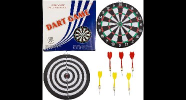 Dartbord 37.5 cm met 6 Darts