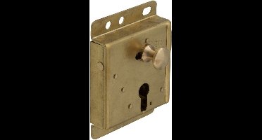 Nemef Oplegslot 1640K/5 - Messing - PC - D4