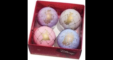 Kurt s. Adler - Box kerstbal plastic d7.5cm prinses 4st