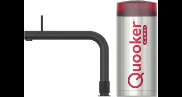 Quooker Front zwart met comb+ reservoir