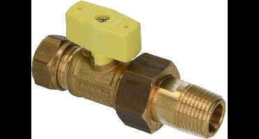 Sanivesk gas kogelkraan metaal 15mmx1/2"BU