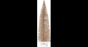 Mini kunst kerstboom 40 cm diameter 12 cm beige