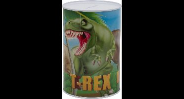 Dinosaurus Metalen Spaarpot - T-Rex - 10 x 15 CM
