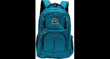 GB Bags Top Collection - Rugzak - 9 vakken - Inhoud 30 liter - Formaat H53 x B40 x D28cm - Ergonomisch ontworpen - Laptopvak - Ocean blauw