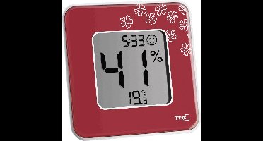 TFA Dostmann Style 30.5021.05 Thermo- en hygrometer Rood
