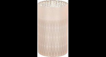 Home and Styling luxe LED kaars - in glas - warm wit - D7,5 x H12,5 cm