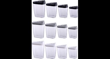 Alpina Voedsel Dispenser Set van 4 Grijs