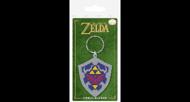 Sleutelhanger - The Legend of Zelda: Hylian Shield - rubber - metalen ring